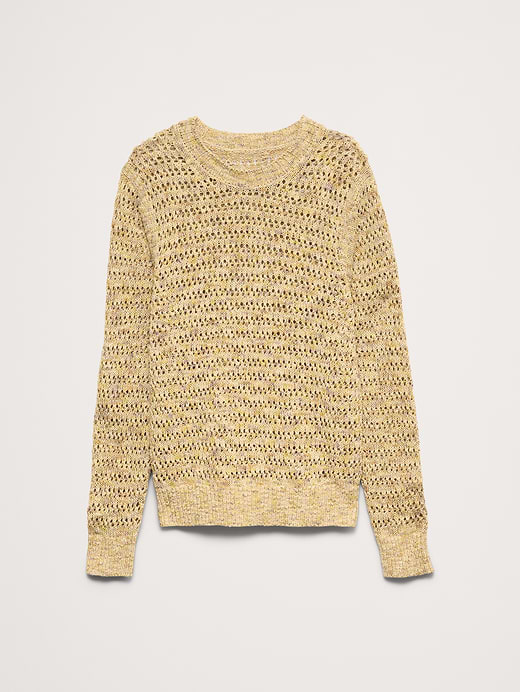 Banana Republic Spacedye Cotton-Silk Sweater — photo 5