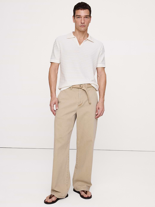 Banana Republic Textured Stripe Sweater Polo — photo 4