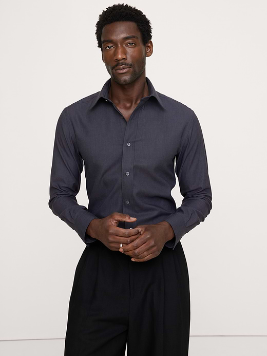 Banana Republic Slim-Fit Wrinkle-Resistant Dress Shirt — photo 1