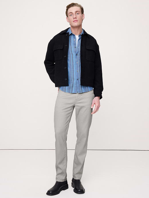 Banana Republic Slim Linen-Cotton Traveler Pant — photo 1