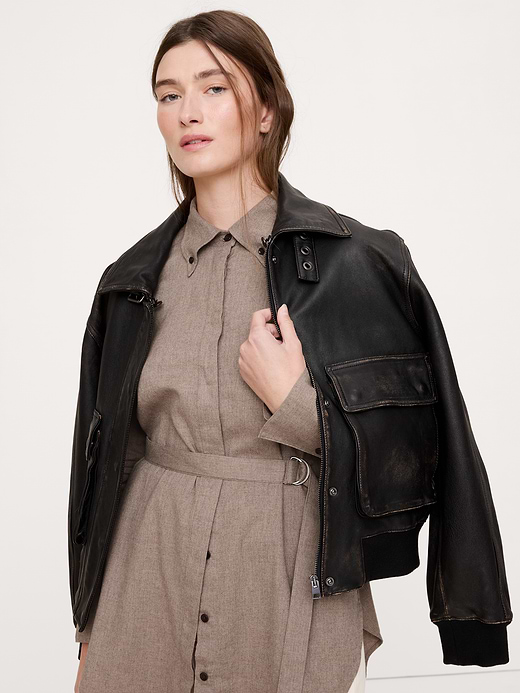 Banana Republic Flannel Belted Tunic Shirt — photo 4