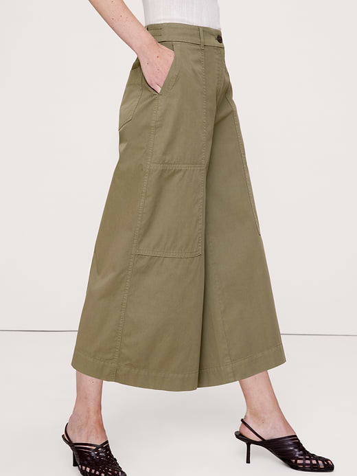 Banana Republic Cotton Twill Culotte — photo 4