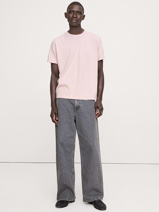 Banana Republic Midweight Cotton Slub Crew-Neck T-Shirt — photo 1