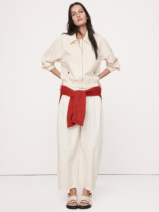 Banana Republic Cotton Poplin Bomber Jacket — photo 8