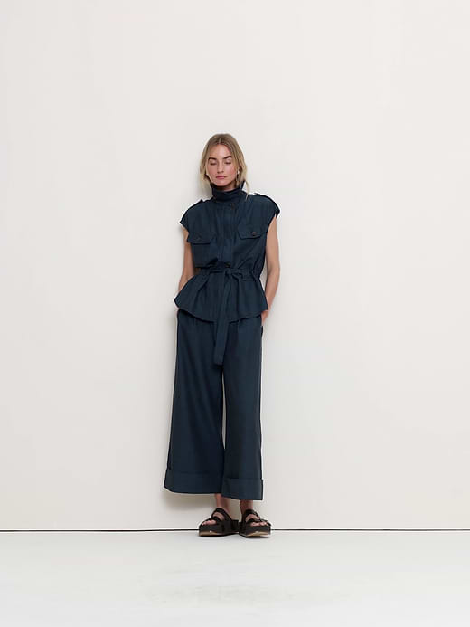 Banana Republic TENCEL™-Cotton-Linen Utility Vest — photo 9