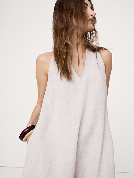 Banana Republic Linen Halter Maxi Dress — photo 4