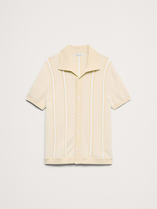 Banana Republic Textured Stripe Sweater Polo — photo 5