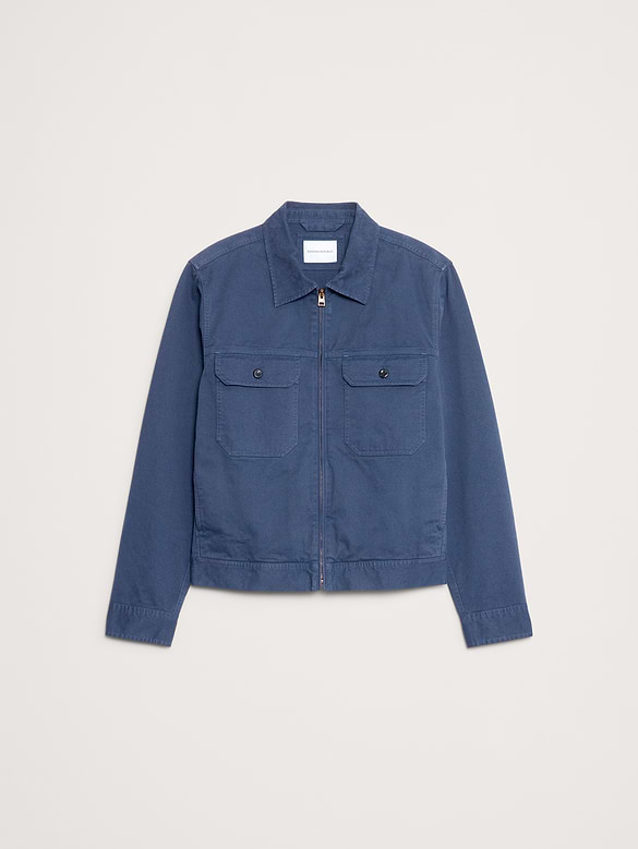 Banana Republic Cotton Twill Mechanic's Jacket with Corduroy Collar — photo 5
