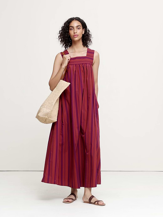 Banana Republic Cotton Square-Neck Dress — photo 5