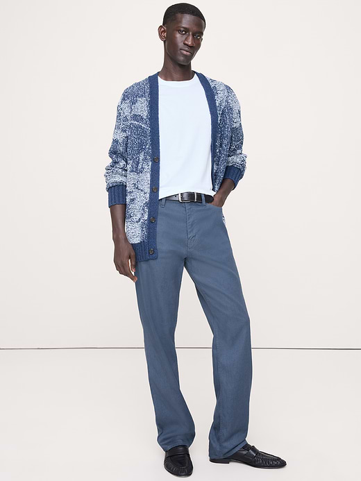 Banana Republic Straight Linen-Cotton Traveler Pant — photo 1