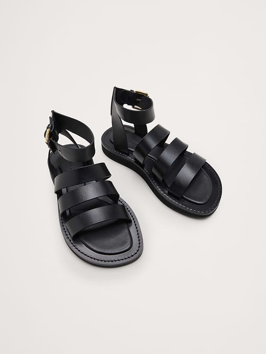 Banana Republic Italian Leather Flatform Sandal — photo 4