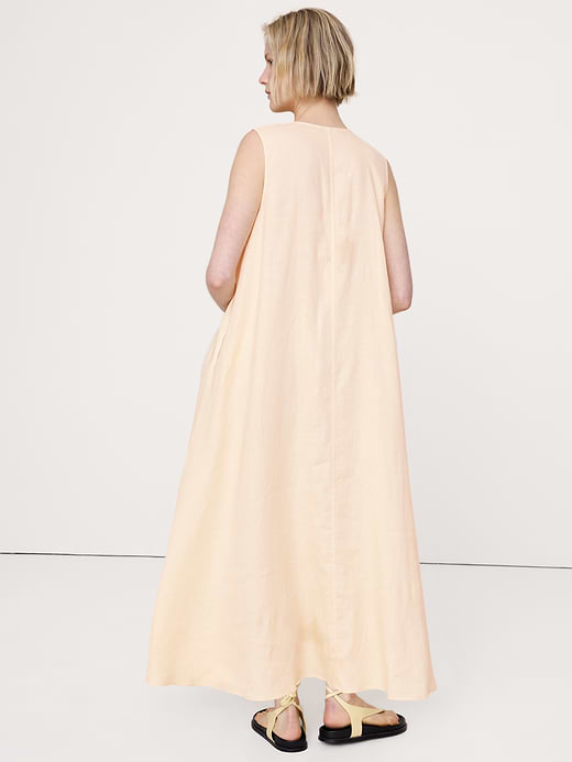Banana Republic Linen Scoop-Neck Maxi Dress — photo 3