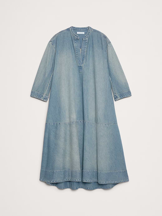 Banana Republic Denim Popover Shirt Dress — photo 5
