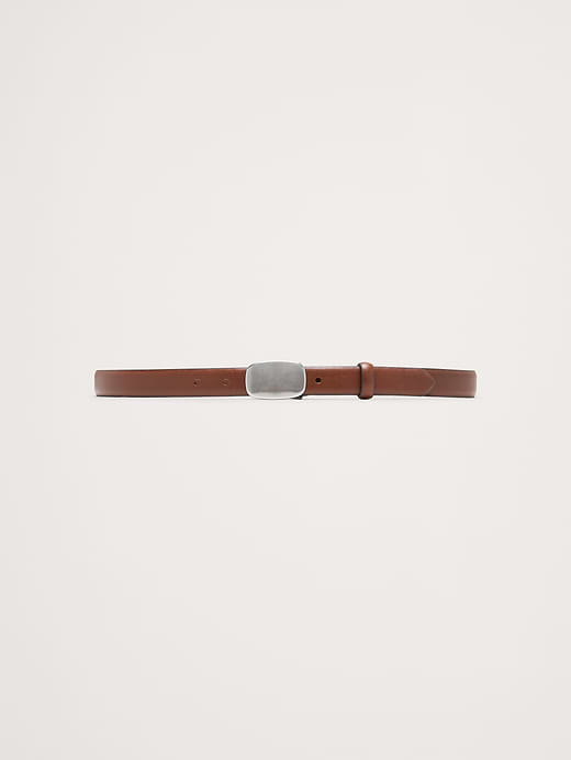 Banana Republic Leather Plaque-Buckle Belt — photo 1