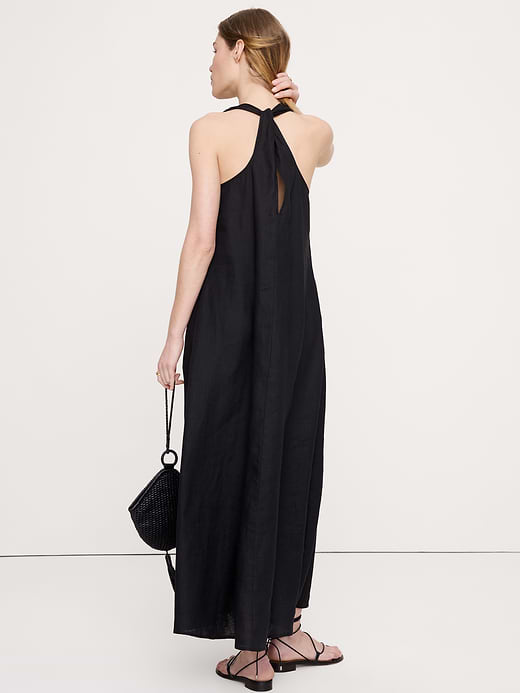 Banana Republic Linen Halter Maxi Dress — photo 3