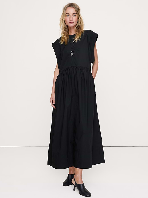 Banana Republic Cotton Poplin Maxi Dress — photo 1