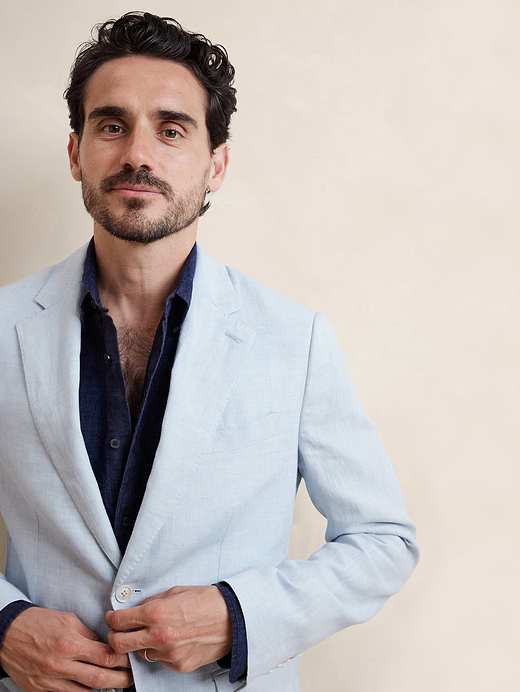Banana Republic Corcoran European Linen Suit Jacket — photo 4