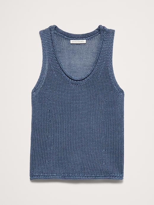 Banana Republic Heirloom Linen Sweater Tank — photo 3