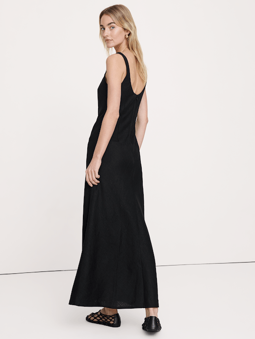Banana Republic Linen Bias-Cut Maxi Dress — photo 3