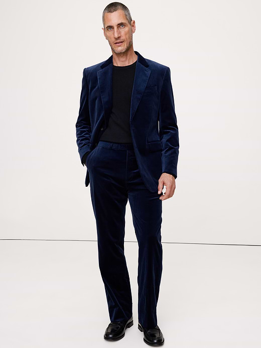 Banana Republic Straight Velvet Pant — photo 1