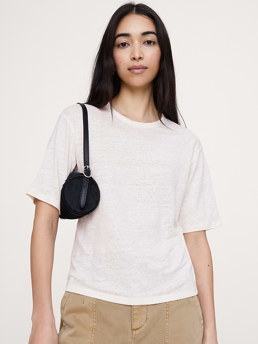 Banana Republic Relaxed Linen T-Shirt — photo 1