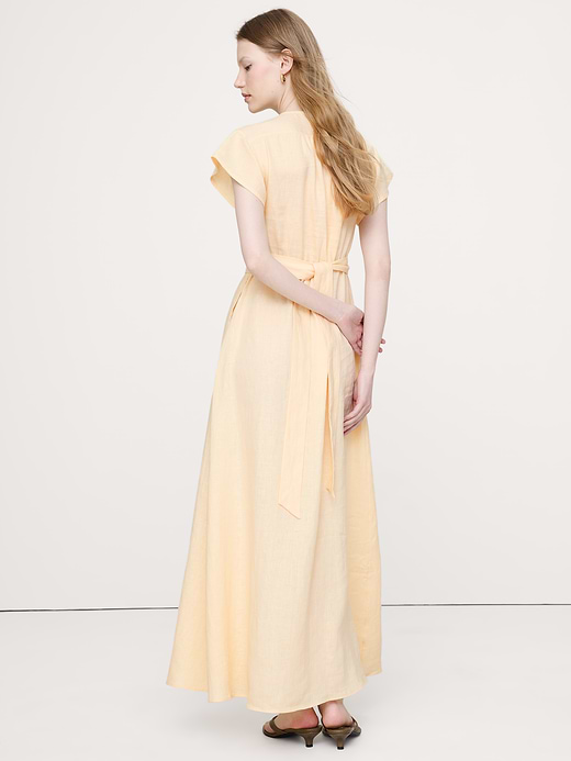 Banana Republic Linen Side-Tie Maxi Dress — photo 3