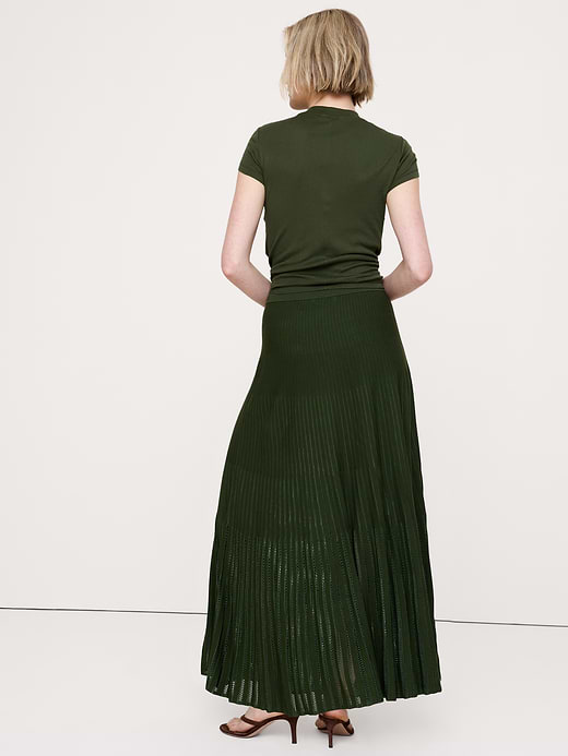 Banana Republic Sculpted Eyelet Maxi Skirt — photo 3