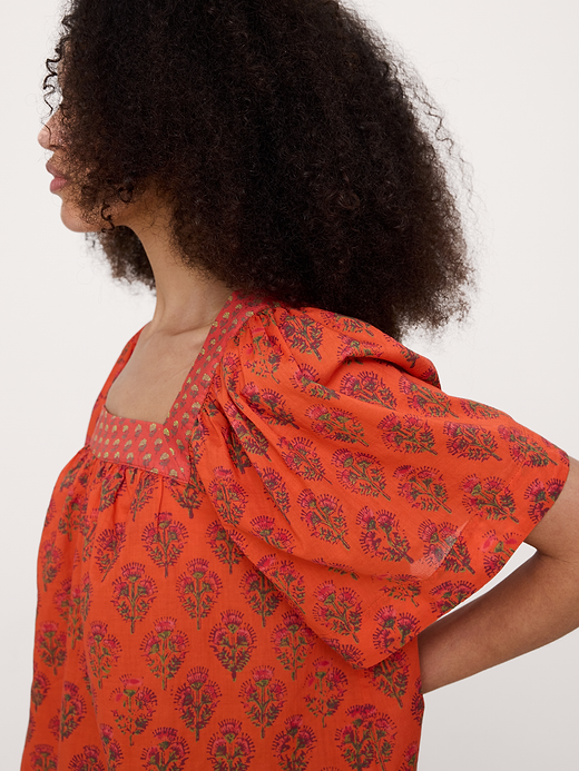 Banana Republic Lightweight Cotton Square-Neck Top — photo 4