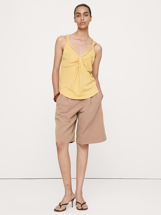 Banana Republic Cotton-Silk Twisted Tank — photo 1