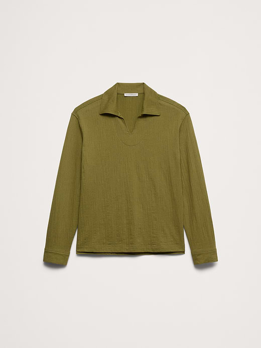 Banana Republic Jacquard Popover Polo — photo 5