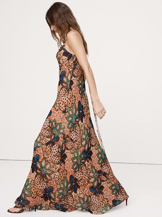 Banana Republic Bias-Cut Georgette Slip Maxi Dress — photo 4
