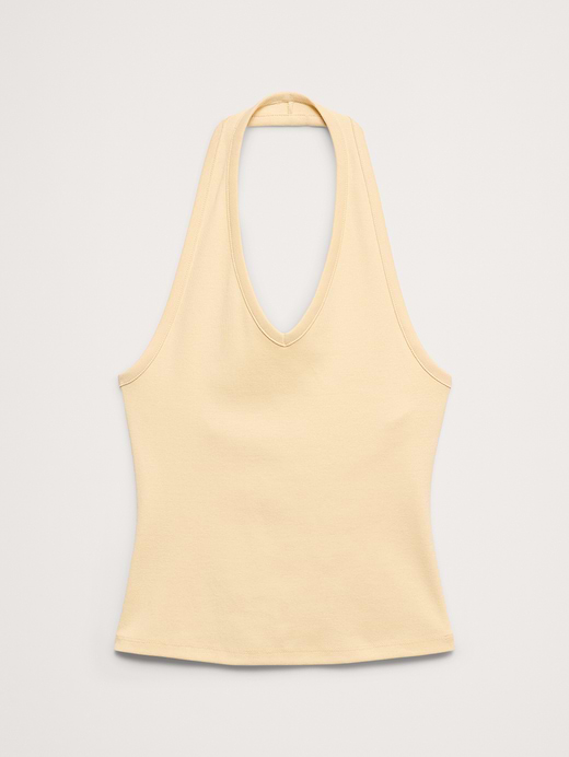 Banana Republic Minimalist Cotton Halter Tank — photo 5