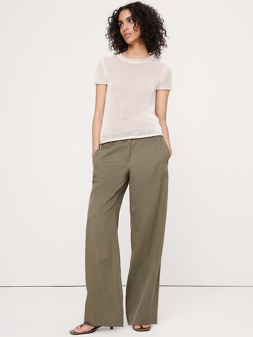 Banana Republic Heirloom Linen Sweater Tee — photo 1