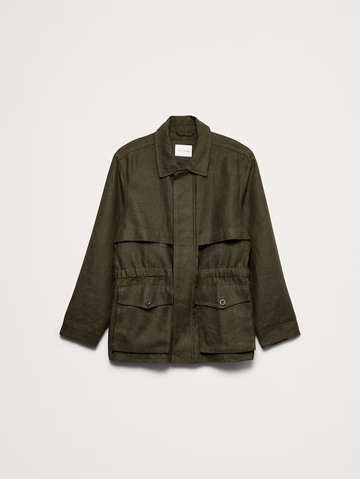 Banana Republic Linen Canvas Utility Jacket — photo 5