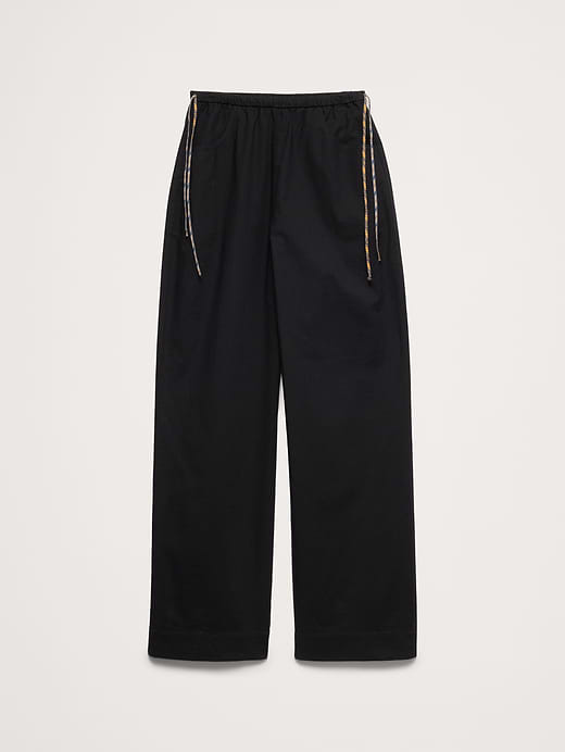 Banana Republic Cotton Pull-On Side-Tie Pant — photo 5