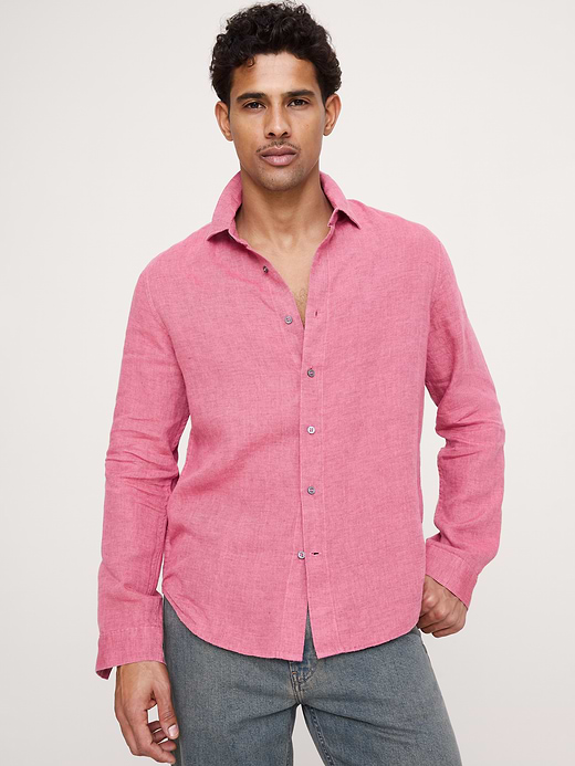 Banana Republic Standard-Fit Linen Shirt — photo 1