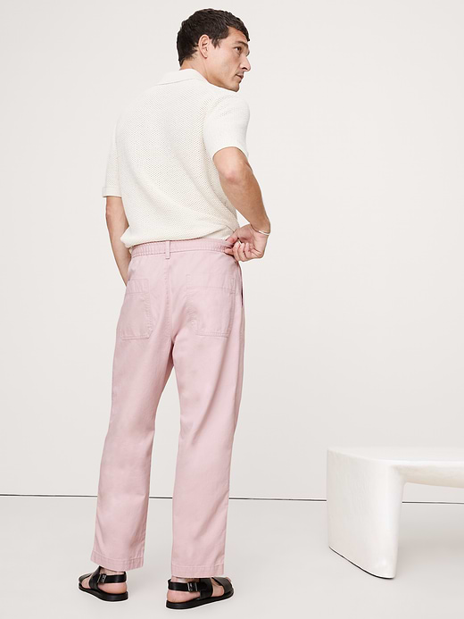 Banana Republic Loose Lightweight Cotton Pull-On Pant — photo 3