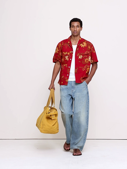 Banana Republic Archive Reissue Relaxed-Fit Cotton Poplin Shirt — photo 6