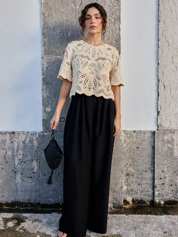 Banana Republic High-Rise Wide-Leg Palazzo Pant — photo 5