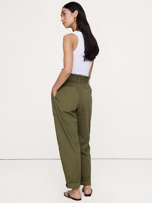 Banana Republic Ripstop Cotton Paperbag Pant — photo 3