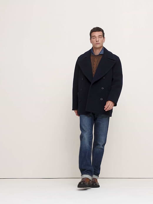 Banana Republic Italian Melton Peacoat — photo 9