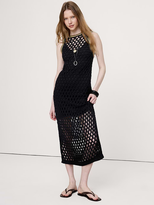 Banana Republic Cotton Crochet Maxi Dress — photo 1