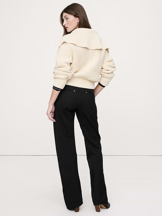 Banana Republic Mid-Rise Twisted Straight Pant — photo 3