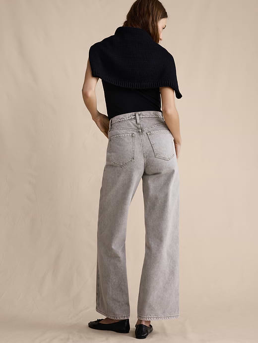 Banana Republic The Icon Classic Wide-Leg Crop Jean — photo 3