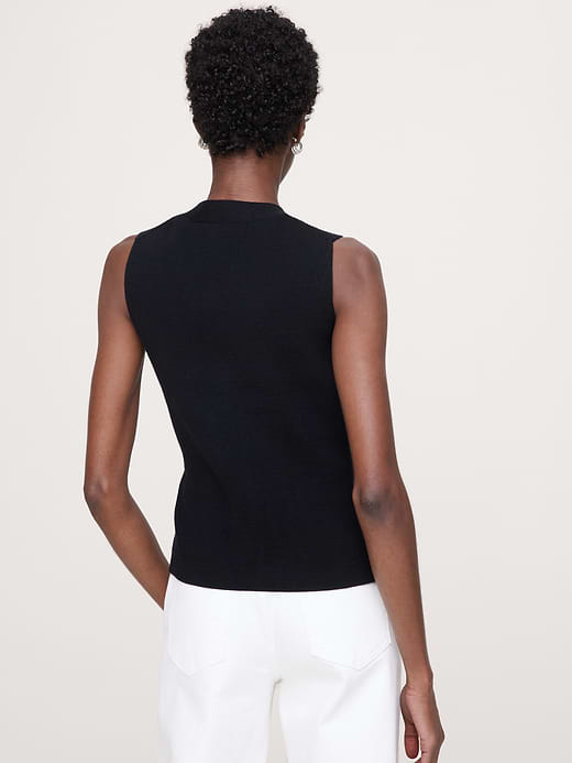 Banana Republic Larkspur Cotton-Silk Sweater Vest — photo 3