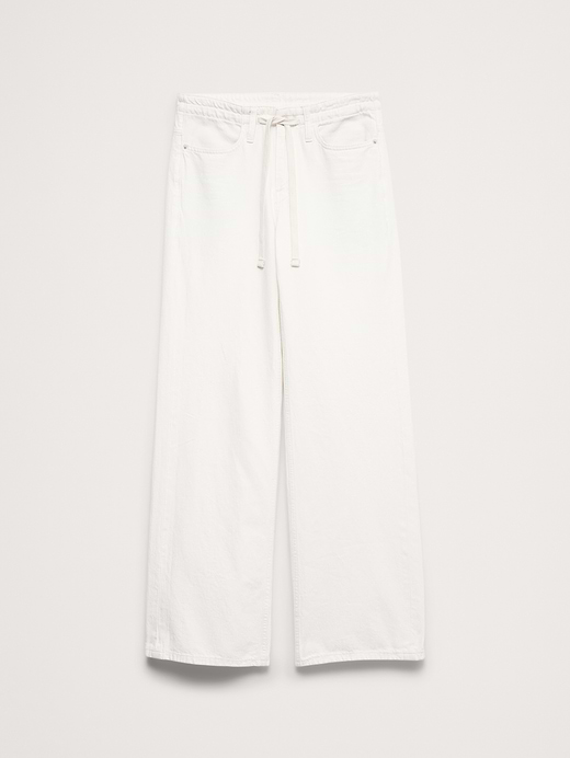 Banana Republic Mid-Rise Wide-Leg Drawstring Jean — photo 6