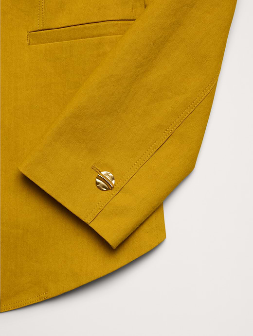 Banana Republic Stretch Linen-Viscose Long Blazer — photo 7