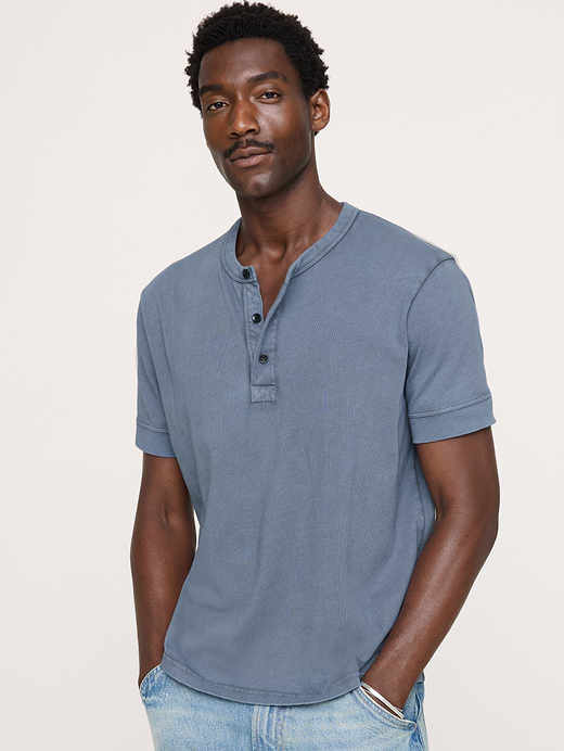 Banana Republic Heritage Cotton Slub Henley T-Shirt — photo 1