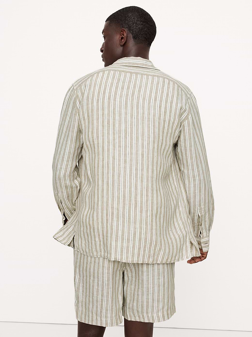 Banana Republic Standard-Fit Linen Resort Shirt — photo 3