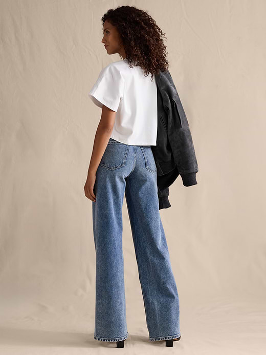 Banana Republic The Icon Classic Wide-Leg Jean — photo 3
